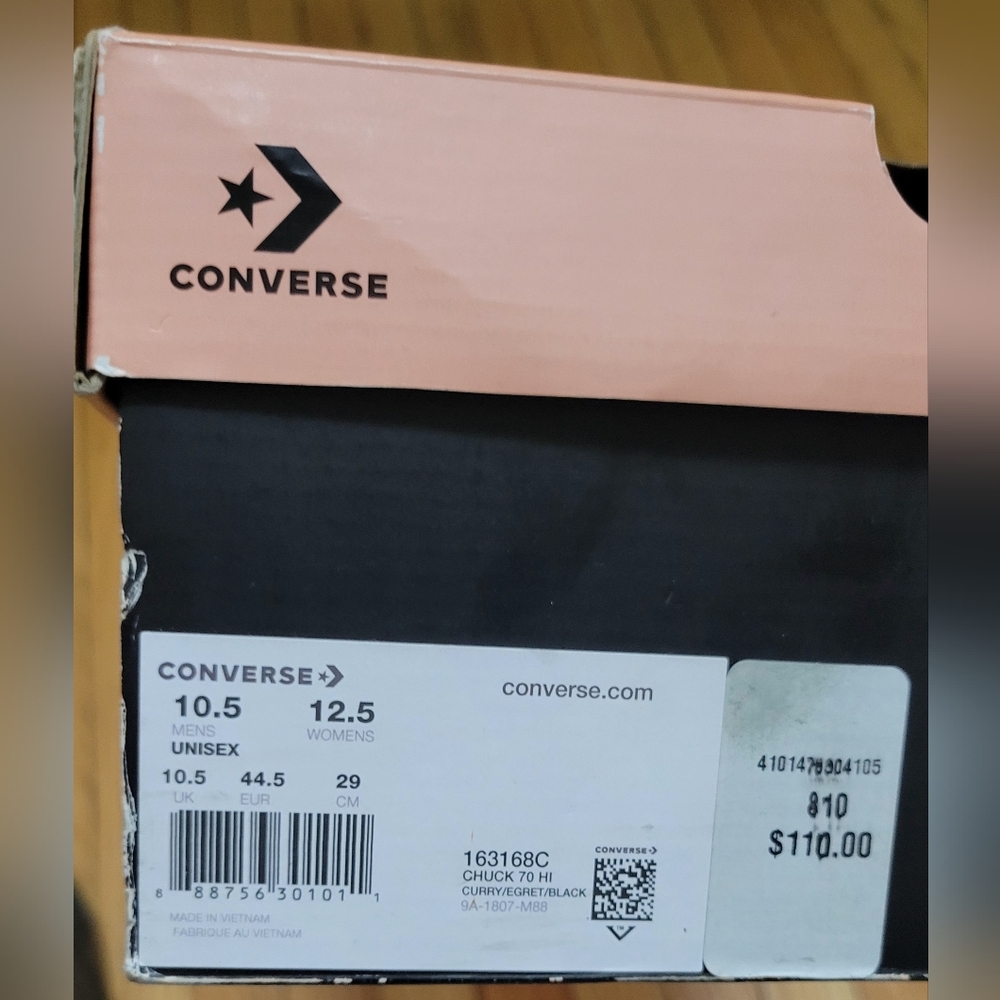 Converse Golf Le Fleur High Top Wheat US 10.5 - Picture 9 of 9
